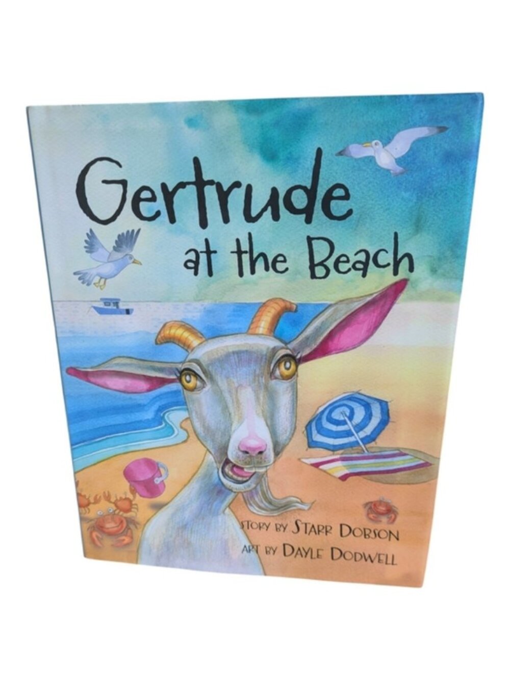**4/$20** Gertrude at the Beach by Starr Dobson Hardcover Book